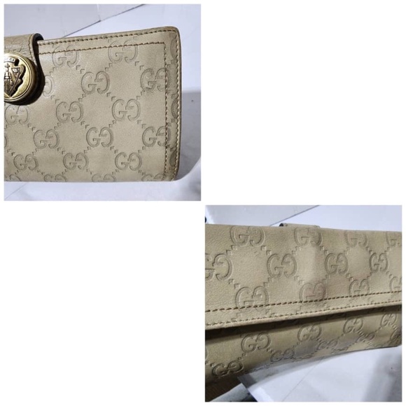 Authentic GUCCI Supreme GG Wallet Cream - Picture 5 of 15